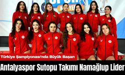 Antalyaspor sutopu takımı namağlup lider