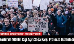 Berlin'de 100 Bin Kişi Aşırı Sağa Karşı Protesto Düzenledi