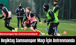 Beşiktaş Samsunspor Maçı İçin Antrenmanda