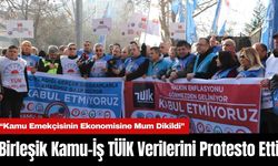 Birleşik Kamu-İş TÜİK Verilerini Protesto Etti: “Kamu Emekçisinin Ekonomisine Mum Dikildi”