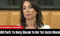 DEM Parti: Ya Barış Olacak Ya Her Yer Gazze Olacak