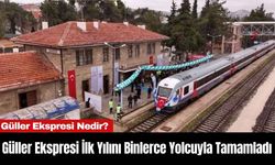 Güller Ekspresi İlk Yılını Binlerce Yolcuyla Tamamladı