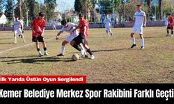 Kemer Belediye Merkez Spor Rakibini Farklı Geçti