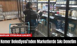 Kemer Belediyesi’nden Marketlerde Sıkı Denetim