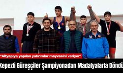 Kepezli Güreşçiler Şampiyonadan Madalyalarla Döndü