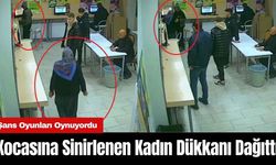 Şans Oyunları Oynayan Kocasına Sinirlenen Kadın Dükkanı Dağıttı