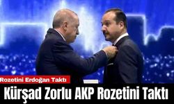 Kürşad Zorlu AKP Rozetini Taktı