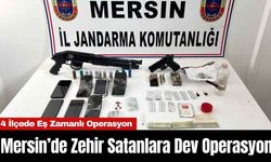 Mersin’de Zehir Satanlara Dev Operasyon