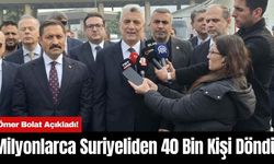 Milyonlarca Suriyeliden 40 Bin Kişi Döndü