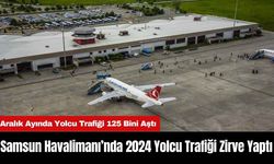 Samsun Havalimanı’nda 2024 Yolcu Trafiği Zirve Yaptı