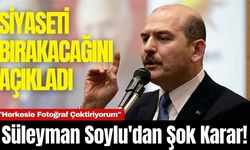 Süleyman Soylu'dan Siyaseti Bırakma Kararı