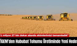 TİGEM’den Hububat Tohumu Üretiminde Yeni Hedef