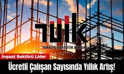 Ücretli Çalışan Sayısında Yıllık Artış! İnşaat Sektörü Lider