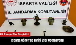 Isparta Gönen'de Tarihi Eser Operasyonu