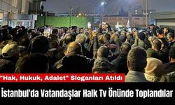 İstanbul'da Vatandaşlar Halk Tv Önünde Toplandılar