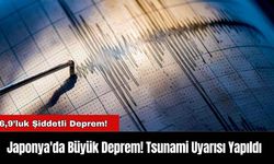 Japonya'da Büyük Deprem! Tsunami Uyarısı Yapıldı