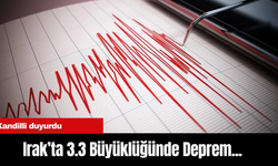 Irak’ta 3.3 Büyüklüğünde Deprem... Kandilli duyurdu