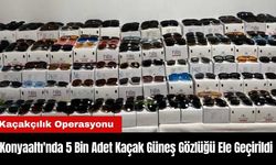 Konyaaltı'nda 5 Bin Adet Kaçak Güneş Gözlüğü Ele Geçirildi