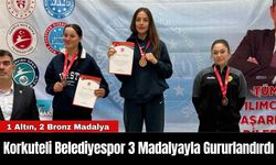 Korkuteli Belediyespor 3 Madalyayla Gururlandırdı