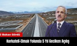 Korkuteli-Elmalı Yolunda 5 Yıl Geciken Açılış