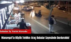 Manavgat’ta Büyük Tehlike: Araç Dubalar Sayesinde Durduruldu!