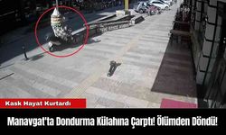 Manavgat'ta Dondurma Külahına Çarptı! Ölümden Döndü!