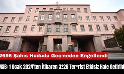 MSB: 1 Ocak 2024'ten İtibaren 3226 Ter*rist Etkisiz Hale Getirildi