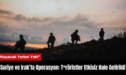 Suriye ve Irak’ta Operasyon: T*röristler Etkisiz Hale Getirildi