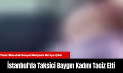 İstanbul'da Taksici Baygın Kadını Taciz Etti