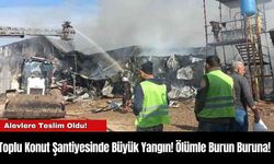 Toplu Konut Şantiyesinde Büyük Yangın! Ölümle Burun Buruna!