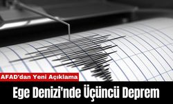 AFAD'dan Yeni Açıklama: Ege Denizi'nde Üçüncü Deprem