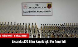 Aksu'da 424 Litre Kaçak İçki Ele Geçirildi