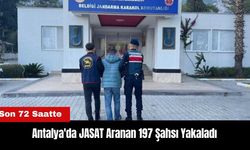 Antalya'da JASAT 3 Günde 197 Şahsı Yakaladı