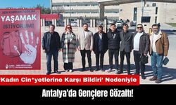 Antalya'da Kadın Cin*yetlerine Karşı Bildiri Dağıtan Gençlere Gözaltı