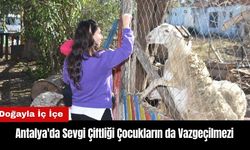 Antalya'da Sevgi Çiftliği Çocukların da Vazgeçilmezi