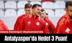 Antalyaspor'da Hedef 3 Puan!