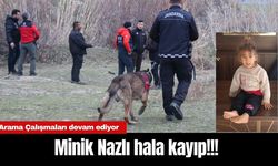 Minik Nazlı hala kayıp!!! Arama Çalışmaları devam ediyor