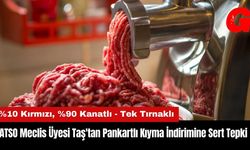 ATSO Meclis Üyesi Taş'tan Pankartlı Kıyma İndirimine Sert Tepki