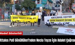 Attalos Pati Gönüllüleri'nden Necla Teyze İçin Adalet Çağrısı