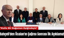 Bahçeli'den Öcalan'ın Çağrısı Sonrası İlk Açıklama!