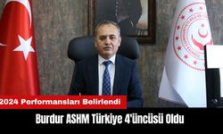 Burdur ASHM Türkiye 4'üncüsü Oldu