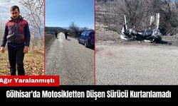 Burdur Gölhisar'da Motosikletten Düşen Sürücü Kurtarılamadı