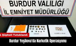 Burdur Yeşilova'da Narkotik Operasyonu