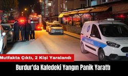 Burdur'da Kafedeki Yangın Panik Yarattı