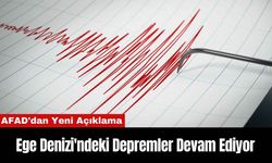 Ege Denizi'ndeki Deprem Fırtınası Devam Ediyor