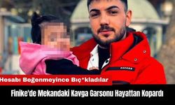 Finike'de Hesap Kavgası Garsonu Hayattan Kopardı