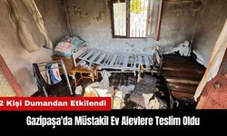 Gazipaşa'da Müstakil Ev Alevlere Teslim Oldu