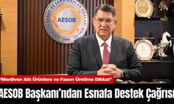 AESOB Başkanı’ndan Esnafa Destek Çağrısı