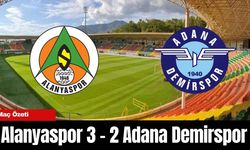 Alanyaspor Adana Demirspor Maçı Özeti