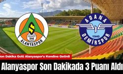 Alanyaspor Son Dakikada 3 Puanı Aldı